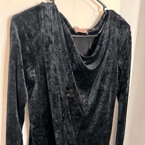 Juicy Couture Little Black Velvet Dress